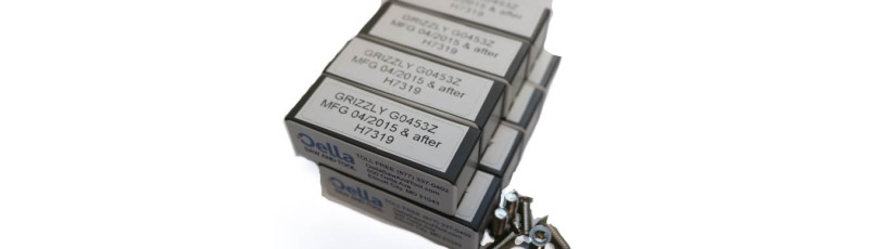 Complete Replacement Grizzly Carbide H7319 Inserts for model G0453Z 